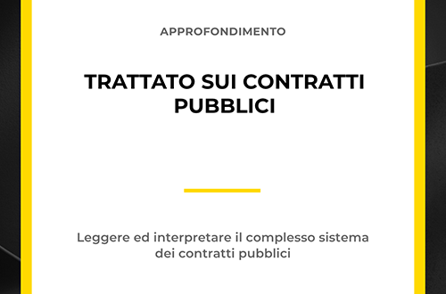 Copertina Trattato sui Contratti Pubblici, Studio Legale Zoppolato & Associati.