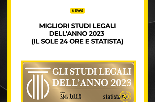 Lo Studio Legale Zoppolato & Associati premiato tra i 