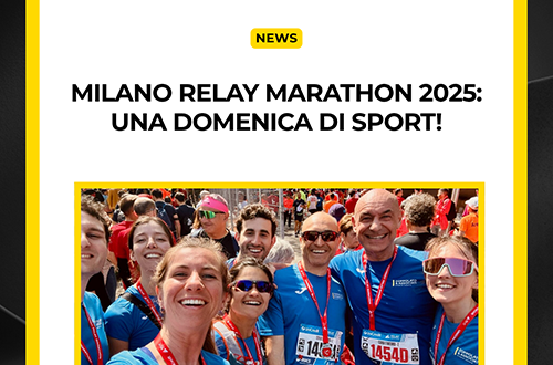 l team dello Studio Legale Zoppolato & Associati alla Milano Relay Marathon 2025.