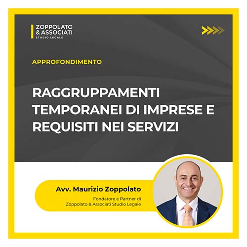 Raggruppamenti temporanei di imprese - Articolo