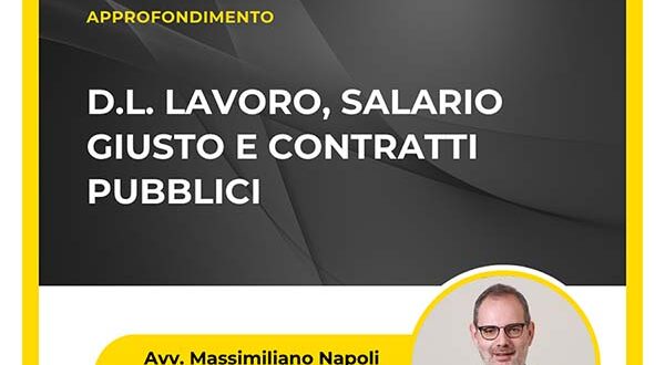 Salario giusto e contratti pubblici