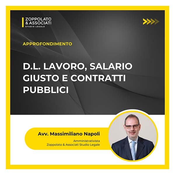 Salario giusto e contratti pubblici