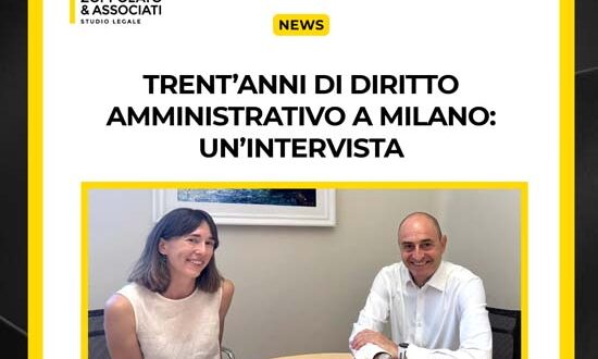 30 anni di diritto amministrativo: Zoppolato & Associati Milano